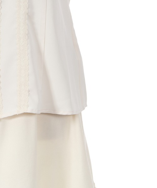 axes femme(アクシーズファム)の「ヨークレースブラウス(シャツ/ブラウス・レディース・ブラック/ベージュ/キナリ・MEDIUM/LARGE)」の8枚目の写真