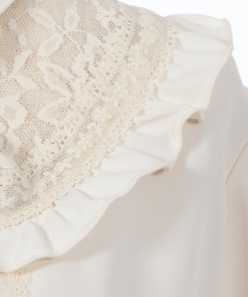 axes femme(アクシーズファム)の「ヨークレースブラウス(シャツ/ブラウス・レディース・ブラック/ベージュ/キナリ・MEDIUM/LARGE)」の11枚目の写真