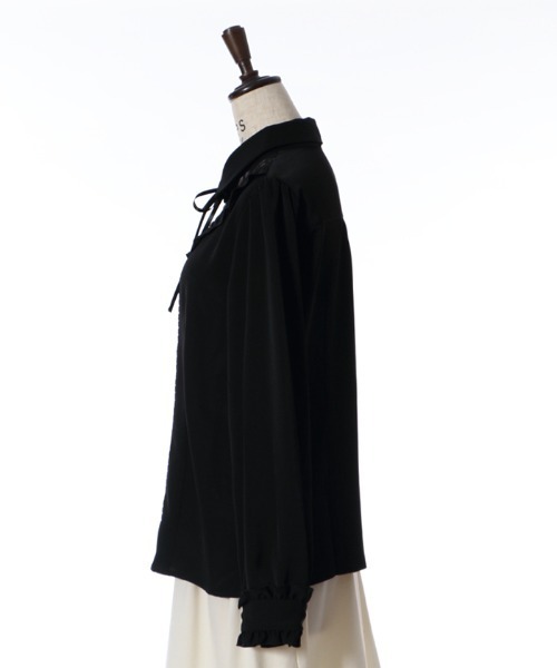 axes femme(アクシーズファム)の「ヨークレースブラウス(シャツ/ブラウス・レディース・ブラック/ベージュ/キナリ・MEDIUM/LARGE)」の16枚目の写真