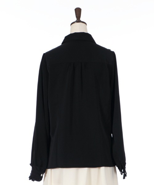 axes femme（アクシーズファム）の「ヨークレースブラウス