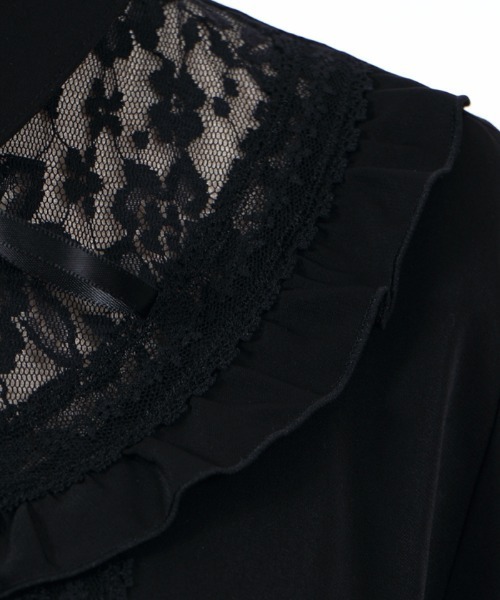 axes femme(アクシーズファム)の「ヨークレースブラウス(シャツ/ブラウス・レディース・ブラック/ベージュ/キナリ・MEDIUM/LARGE)」の22枚目の写真