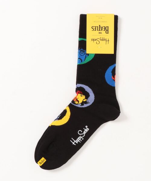 Happy Socks（ハッピーソックス）の「/HAPPY SOCKS/Beatles コラボモデル（ソックス/靴下・メンズ・ブラック系その他2/イエロー/ブラック系その他3/ブラック/ブラック系その他/ブルー/イエロー系その他/ブルー系その他/ブラック系その他4/ホワイト/ネイビー/キナリ・MEDIUM/SMALL）」の5枚目の写真