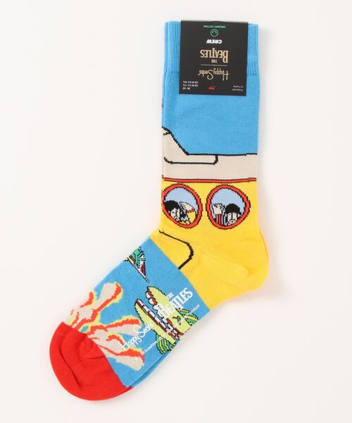 Happy Socks（ハッピーソックス）の「/HAPPY SOCKS/Beatles コラボモデル（ソックス/靴下・メンズ・ブラック系その他2/イエロー/ブラック系その他3/ブラック/ブラック系その他/ブルー/イエロー系その他/ブルー系その他/ブラック系その他4/ホワイト/ネイビー/キナリ・MEDIUM/SMALL）」の10枚目の写真