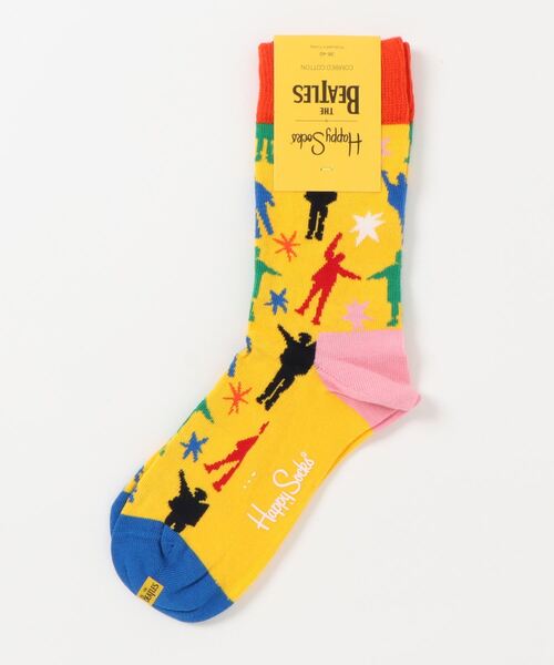 Happy Socks（ハッピーソックス）の「/HAPPY SOCKS/Beatles コラボモデル（ソックス/靴下・メンズ・ブラック系その他2/イエロー/ブラック系その他3/ブラック/ブラック系その他/ブルー/イエロー系その他/ブルー系その他/ブラック系その他4/ホワイト/ネイビー/キナリ・MEDIUM/SMALL）」の11枚目の写真