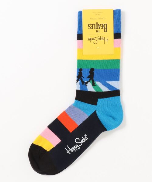 Happy Socks（ハッピーソックス）の「/HAPPY SOCKS/Beatles コラボモデル（ソックス/靴下・メンズ・ブラック系その他2/イエロー/ブラック系その他3/ブラック/ブラック系その他/ブルー/イエロー系その他/ブルー系その他/ブラック系その他4/ホワイト/ネイビー/キナリ・MEDIUM/SMALL）」の9枚目の写真