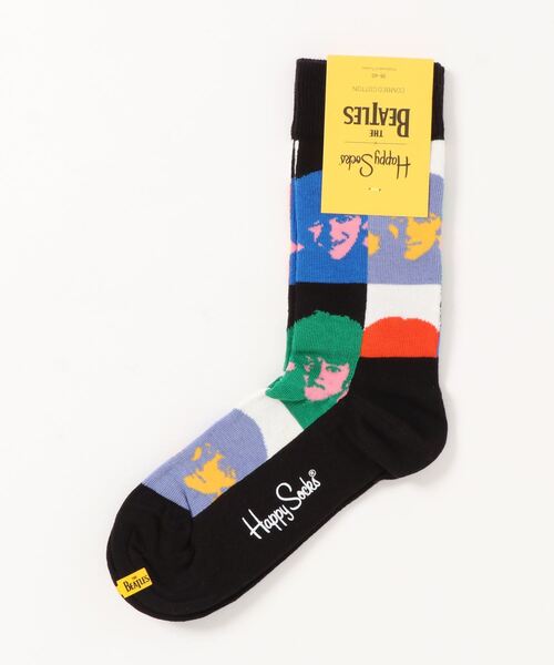 Happy Socks（ハッピーソックス）の「/HAPPY SOCKS/Beatles コラボモデル（ソックス/靴下・メンズ・ブラック系その他2/イエロー/ブラック系その他3/ブラック/ブラック系その他/ブルー/イエロー系その他/ブルー系その他/ブラック系その他4/ホワイト/ネイビー/キナリ・MEDIUM/SMALL）」の7枚目の写真
