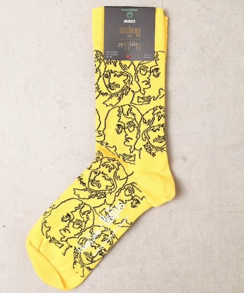 Happy Socks（ハッピーソックス）の「/HAPPY SOCKS/Beatles コラボモデル（ソックス/靴下・メンズ・ブラック系その他2/イエロー/ブラック系その他3/ブラック/ブラック系その他/ブルー/イエロー系その他/ブルー系その他/ブラック系その他4/ホワイト/ネイビー/キナリ・MEDIUM/SMALL）」の12枚目の写真