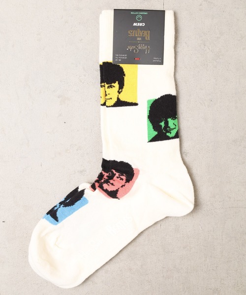 Happy Socks（ハッピーソックス）の「/HAPPY SOCKS/Beatles コラボモデル（ソックス/靴下・メンズ・ブラック系その他2/イエロー/ブラック系その他3/ブラック/ブラック系その他/ブルー/イエロー系その他/ブルー系その他/ブラック系その他4/ホワイト/ネイビー/キナリ・MEDIUM/SMALL）」の3枚目の写真