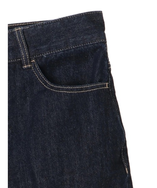 Green　Parks（グリーンパークス）の「センタープレスデニムパンツ＊★（デニムパンツ・レディース・オフホワイト/ワンウォッシュ・MEDIUM/LARGE）」の3枚目の写真