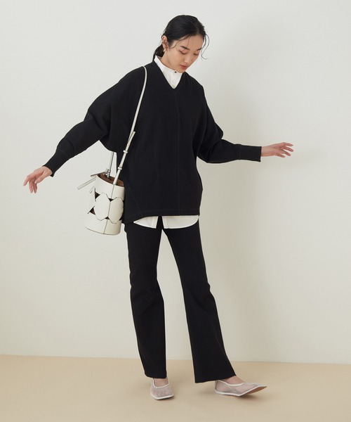 ADAM ET ROPE'（アダムエロペ）の「【WEB限定】テレコSET-UP（ワンピース・レディース・ブラック/グレー系その他/ブラウン系その他2・FREE）」の19枚目の写真