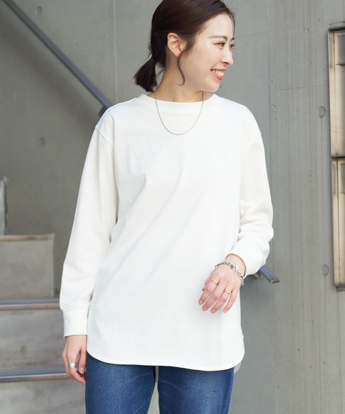 チャオパニック ティピー カットソー 長袖 ラウンドネック 無地