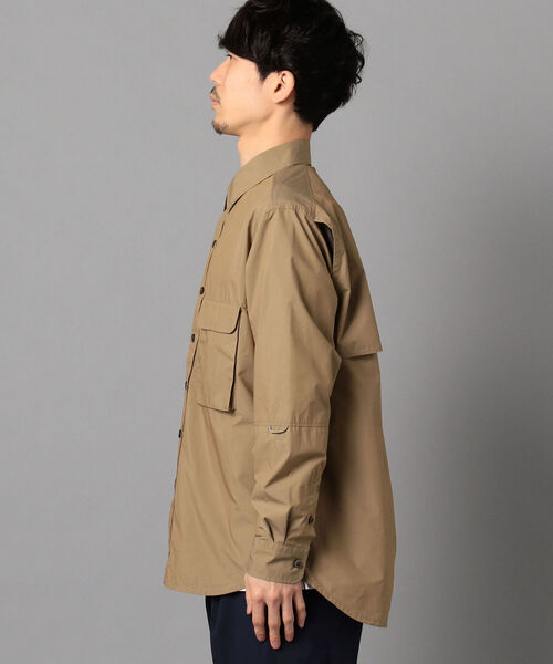 GLOSTER（グロスター）の「POPLIN Fishing Shirt フィッシングシャツ（シャツ/ブラウス・メンズ・ネイビー/ブラウン/オレンジ・L/S/M）」の22枚目の写真