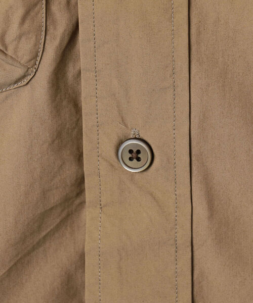 GLOSTER（グロスター）の「POPLIN Fishing Shirt フィッシングシャツ（シャツ/ブラウス・メンズ・ネイビー/ブラウン/オレンジ・L/S/M）」の6枚目の写真