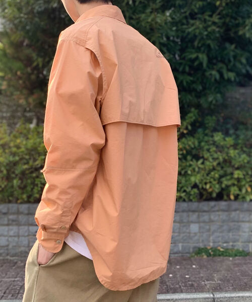 GLOSTER（グロスター）の「POPLIN Fishing Shirt フィッシングシャツ（シャツ/ブラウス・メンズ・ネイビー/ブラウン/オレンジ・L/S/M）」の11枚目の写真