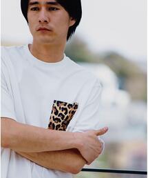 Gramicci（グラミチ）の「別注 [ グラミチ ] GRAMICCI GLR DN ポケット 5分袖 Tシャツ（Tシャツ/カットソー・メンズ）」