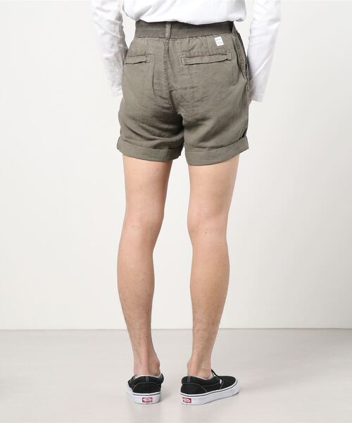 REPLAY（リプレイ）の「ESSENTIAL ガーメントダイド ヘビーリネンショーツ（その他パンツ・メンズ・ブラウン/ホワイト・28inch/32inch/30inch/30 inch/31inch/29inch）」の4枚目の写真