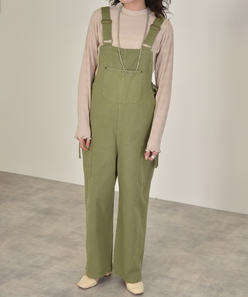 w closet（ダブルクローゼット）の「脇紐オーバーオール（サロペット