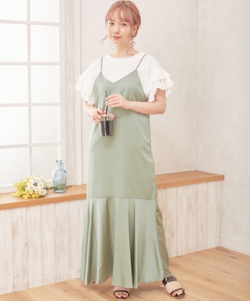 セール サテンキャミ ワンピース ワンピース Ingni イング のファッション通販 Zozotown