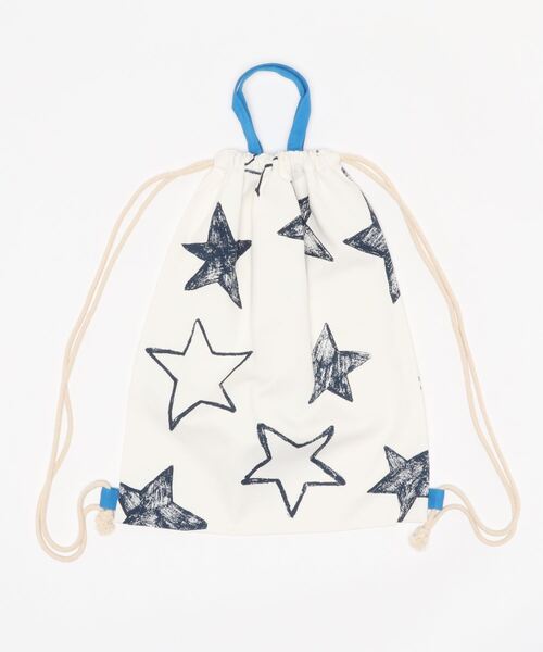 and it_（アンドイット）の「キャンバスナップサック（バックパック/リュック・キッズ・ドット/ストライプ/その他2/その他1・FREE）」の2枚目の写真