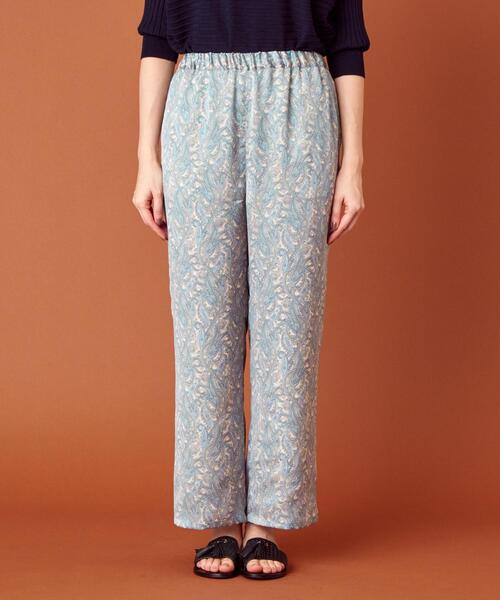 closet story（クローゼットストーリー）の「＜closet story＞PO ペイズリー イージー パンツ（その他パンツ・レディース・ライトブルー/オレンジ・FREE）」の3枚目の写真