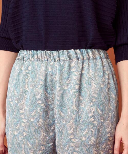 closet story（クローゼットストーリー）の「＜closet story＞PO ペイズリー イージー パンツ（その他パンツ・レディース・ライトブルー/オレンジ・FREE）」の6枚目の写真