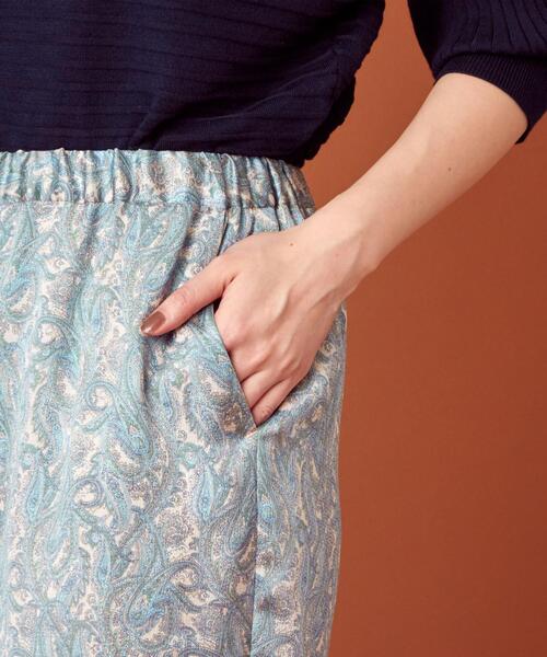 closet story（クローゼットストーリー）の「＜closet story＞PO ペイズリー イージー パンツ（その他パンツ・レディース・ライトブルー/オレンジ・FREE）」の7枚目の写真