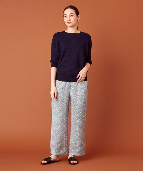 closet story（クローゼットストーリー）の「＜closet story＞PO ペイズリー イージー パンツ（その他パンツ・レディース・ライトブルー/オレンジ・FREE）」の11枚目の写真