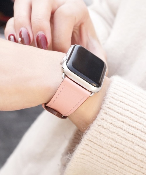 Urban Coral（アーバンコーラル）の「Apple Watch Band / アップルウォッチ バンド ピンバックルスマートレザー / Urban Coral（デジタル腕時計・レディース・ピンク/ブラウン/ブラック/グレー/オレンジ/ブルーグリーン/ネイビー/イエロー/ブルー・40mm/44mm）」の8枚目の写真