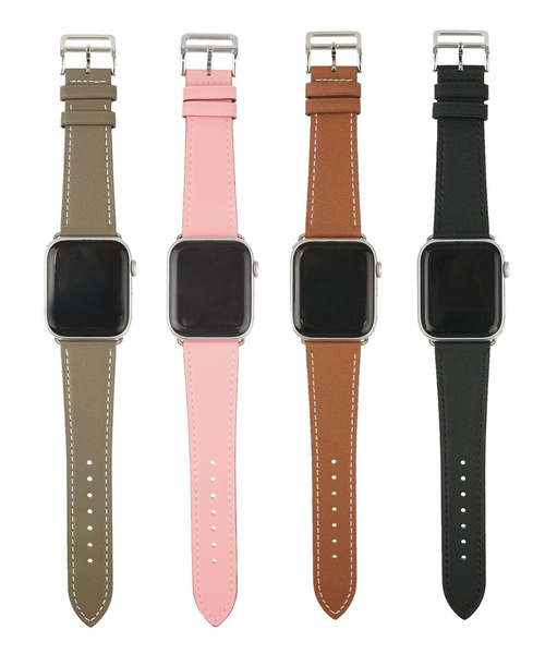 Urban Coral（アーバンコーラル）の「Apple Watch Band / アップルウォッチ バンド ピンバックルスマートレザー / Urban Coral（デジタル腕時計・レディース・ピンク/ブラウン/ブラック/グレー/オレンジ/ブルーグリーン/ネイビー/イエロー/ブルー・40mm/44mm）」の10枚目の写真