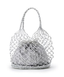 grove | 人気急上昇！フィルムメッシュ巾着付きトート(トートバッグ)