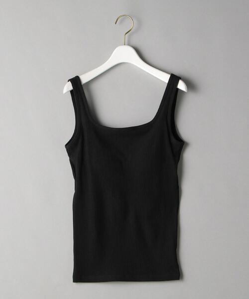 BEAUTY&YOUTH UNITED ARROWS（ビューティーアンドユースユナイテッドアローズ）の「BY ラウンドネックブラタンクトップ（タンクトップ・レディース・グレー/ホワイト/ブラック/オリーブ/モカ/ダークグリーン・FREE）」の21枚目の写真