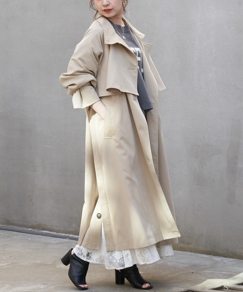 Chico（チコ）の「ショート丈デカロゴスウェット（スウェット・レディース・チャコールグレー/ライトグレー/アイボリー/レッド・FREE）」の17枚目の写真