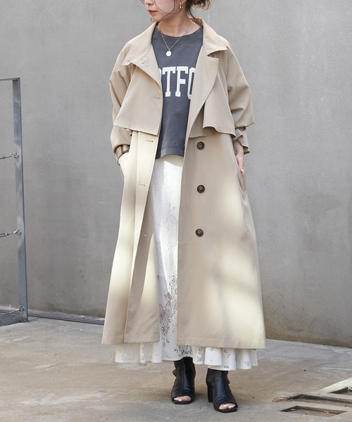 Chico（チコ）の「ショート丈デカロゴスウェット（スウェット・レディース・チャコールグレー/ライトグレー/アイボリー/レッド・FREE）」の16枚目の写真