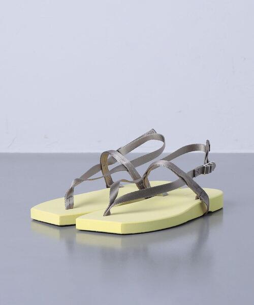 AURALEE（オーラリー）の「＜AURALEE（オーラリー）＞FTC ビーチ サンダル ■■■（サンダル・レディース・イエロー/ダークブラウン・25cm/24cm/23cm）」の8枚目の写真