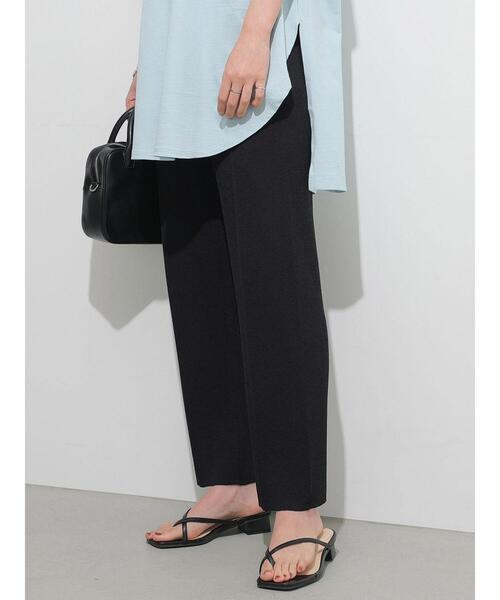 AMERICAN HOLIC（アメリカンホリック）の「センタータックニットパンツ（その他パンツ・レディース・グレイッシュベージュ/チャコールグレー/ブラック・M/L）」の5枚目の写真