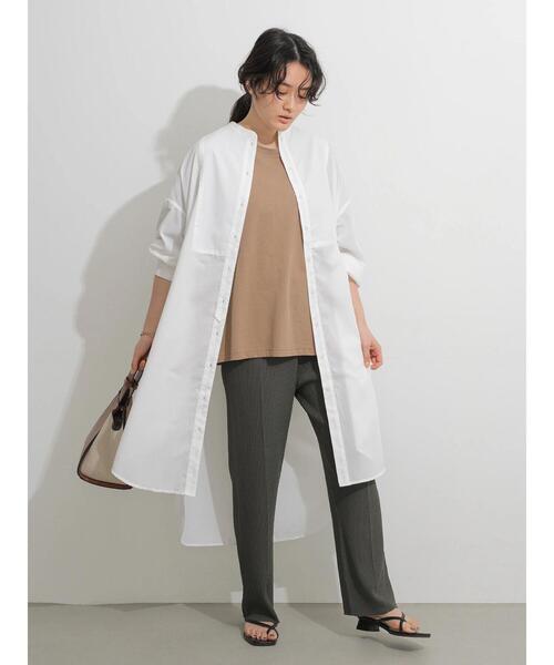 AMERICAN HOLIC（アメリカンホリック）の「センタータックニットパンツ（その他パンツ・レディース・グレイッシュベージュ/チャコールグレー/ブラック・M/L）」の11枚目の写真