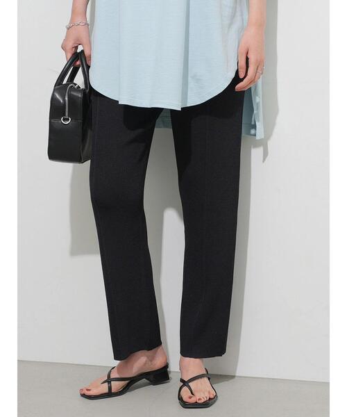 AMERICAN HOLIC（アメリカンホリック）の「センタータックニットパンツ（その他パンツ・レディース・グレイッシュベージュ/チャコールグレー/ブラック・M/L）」の12枚目の写真