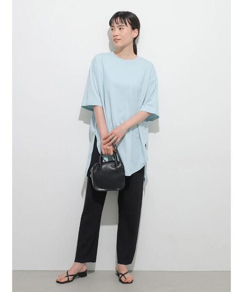 AMERICAN HOLIC（アメリカンホリック）の「センタータックニットパンツ（その他パンツ・レディース・グレイッシュベージュ/チャコールグレー/ブラック・M/L）」の13枚目の写真