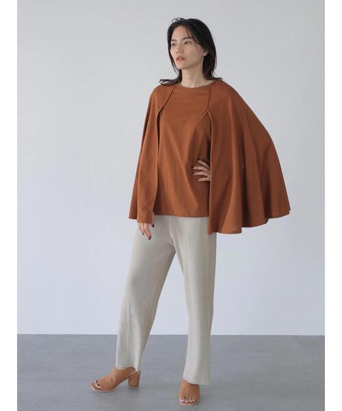 AMERICAN HOLIC（アメリカンホリック）の「センタータックニットパンツ（その他パンツ・レディース・グレイッシュベージュ/チャコールグレー/ブラック・M/L）」の19枚目の写真