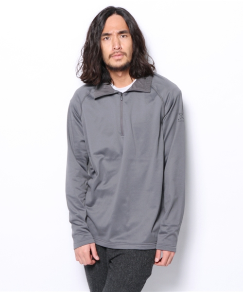BURTON（バートン）の「[ak] GRID HALF ZIP（その他トップス・メンズ・ブラック/グレー/イエロー/ブルー・LARGE/SMALL/MEDIUM/X-SMALL）」の2枚目の写真