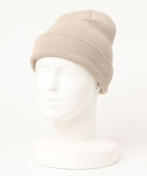 SPINNS（スピンズ）の「BIG RIBニットキャップ（ニットキャップ/ビーニー・レディース・ブラック/ベージュ/パープル/アイボリー・ONESIZE）」の3枚目の写真