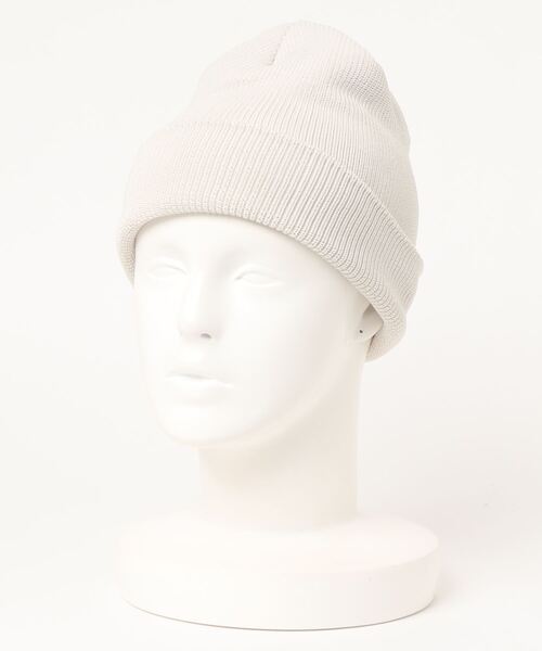 SPINNS（スピンズ）の「BIG RIBニットキャップ（ニットキャップ/ビーニー・レディース・ブラック/ベージュ/パープル/アイボリー・ONESIZE）」の2枚目の写真