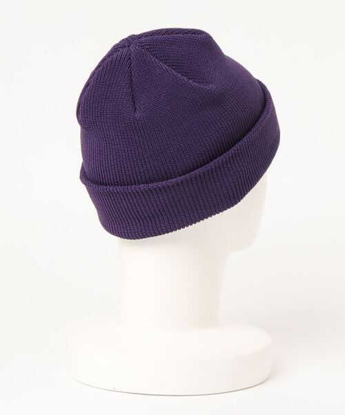 SPINNS（スピンズ）の「BIG RIBニットキャップ（ニットキャップ/ビーニー・レディース・ブラック/ベージュ/パープル/アイボリー・ONESIZE）」の5枚目の写真