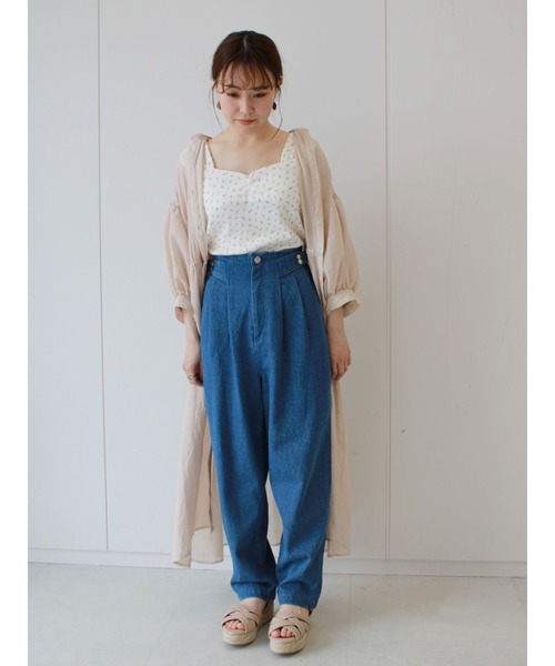 ehka sopo（エヘカソポ）の「シアーリボンワンピース（ワンピース・レディース・キナリ/ピンク/ブルー・ﾌﾘ-）」の15枚目の写真