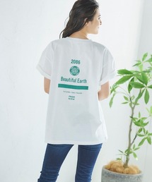 LIPSTAR | オーバーサイズサイドスリットロゴ半袖Tシャツ(Tシャツ/カットソー)