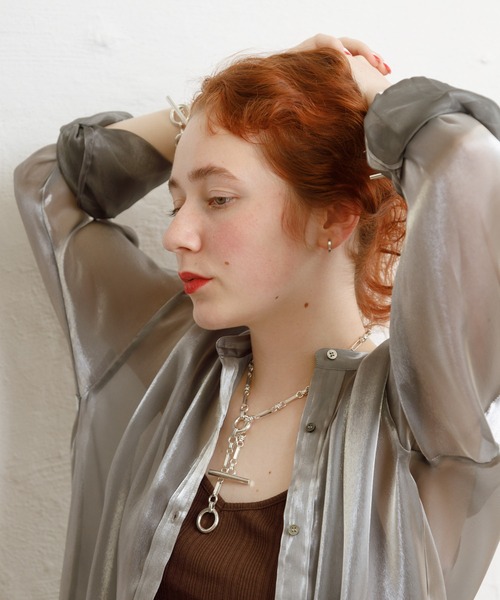 Bonjour Girl(ボンジュールガール)の「JOINT マルチWAYチェーンチョーカーネックレス(ネックレス・レディース・シルバー・FREE)」の5枚目の写真