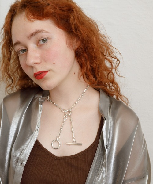 Bonjour Girl(ボンジュールガール)の「JOINT マルチWAYチェーンチョーカーネックレス(ネックレス・レディース・シルバー・FREE)」の7枚目の写真