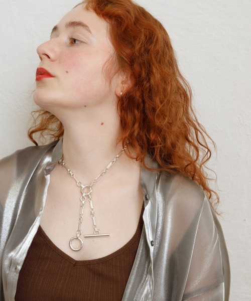 Bonjour Girl(ボンジュールガール)の「JOINT マルチWAYチェーンチョーカーネックレス(ネックレス・レディース・シルバー・FREE)」の8枚目の写真