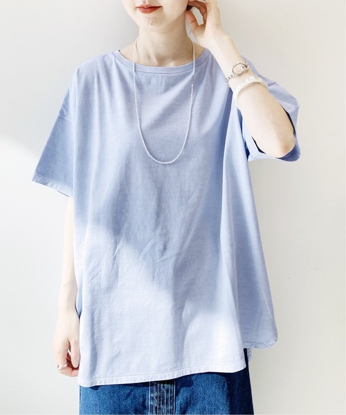 IENA（イエナ）の「Pigment Dyeing ワイドTシャツ（Tシャツ