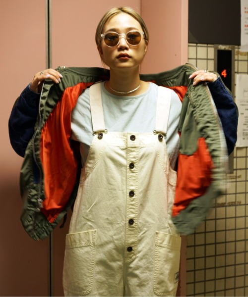 AVIREX(アヴィレックス)の「タイプブルー コンビネーション MA-1/ TYPE BLUE COMBINATION MA-1(MA-1・レディース・ブラック/セージグリーン・FREE)」の21枚目の写真